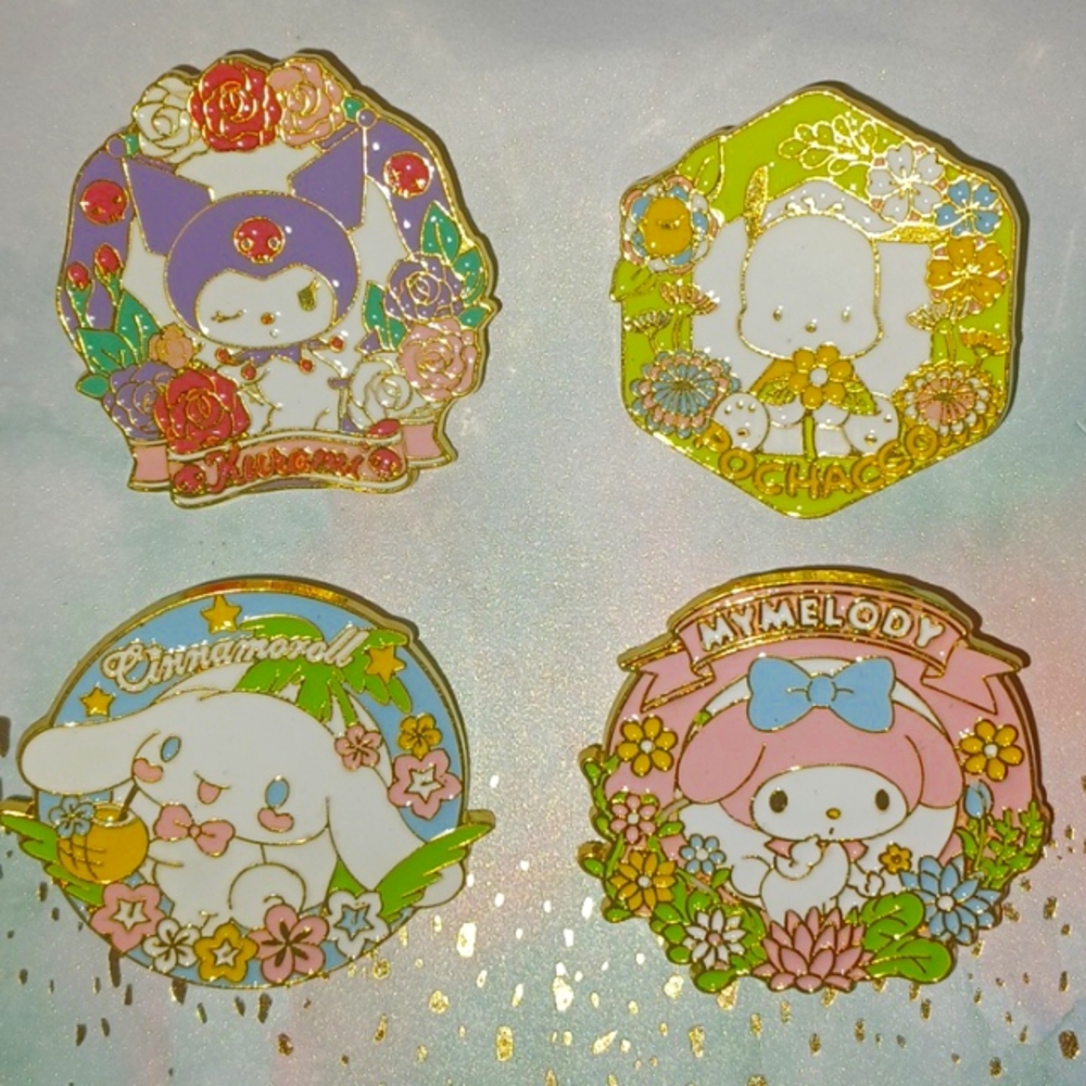 Set of 4 Sanrio My Melody brooches